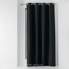 Douceur d'intérieur Tissea -pimennysverho, tummanharmaa, 135 x 240 cm hinta ja tiedot | Verhot | hobbyhall.fi
