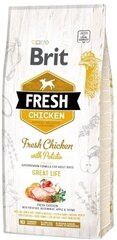 Brit Fresh Chicken with Potato Adult täysravinto aikuisille koirille 2,5 kg hinta ja tiedot | Brit Fresh Koirat | hobbyhall.fi