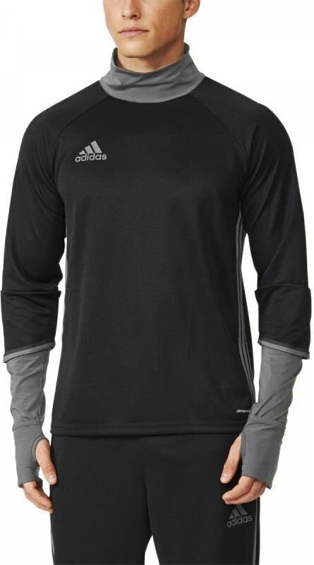 Miesten T-paita Condivo 16 Training Top M S93543, musta. hinta ja tiedot | Miesten T-paidat | hobbyhall.fi