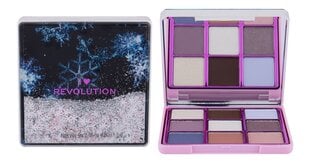 Luomiväripaletti Makeup Revolution IHR Snow Globe 13.5 g, Snowflake hinta ja tiedot | Silmämeikit | hobbyhall.fi