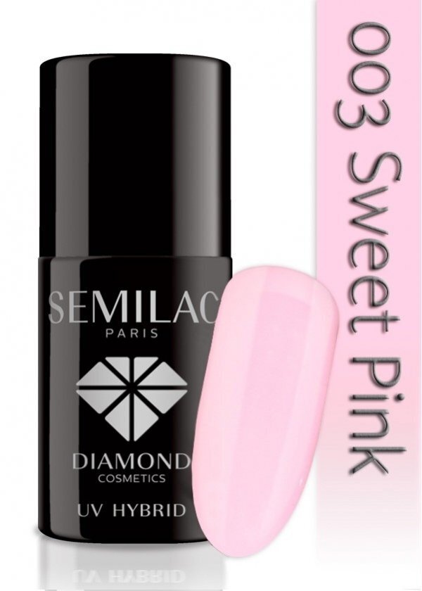 -Hybridi kynsilakka Semilac, 003 Sweet Pink, 7ml hinta ja tiedot | Kynsilakat ja kynsienhoitotuotteet | hobbyhall.fi