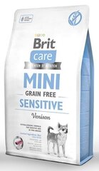 Brit Care Mini Sensitive täysravinto koirille 7kg hinta ja tiedot | Koiran kuivaruoka | hobbyhall.fi