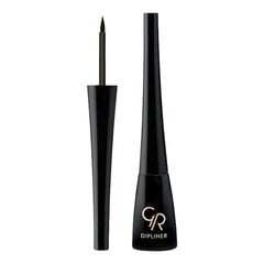 Nestemäinen eyeliner Golden Rose Dipliner musta 5 ml hinta ja tiedot | Silmämeikit | hobbyhall.fi