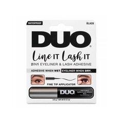 Ardell Duo 2in1 Eyeliner & Lash Adhesive silmänrajauskynä 3,5 g, Black hinta ja tiedot | Silmämeikit | hobbyhall.fi