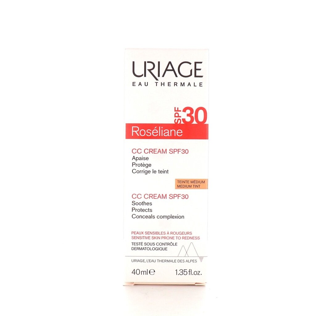 CC Cream Uriage Roseliane SPF30 40 ml hinta ja tiedot | Kasvovoiteet | hobbyhall.fi