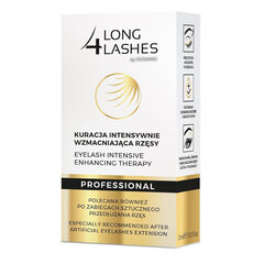 Long 4 Lashes - ripsien intensiivinen tehostava hoito Eyelash intensive enhancing therapy Professional 3 ml hinta ja tiedot | Silmämeikit | hobbyhall.fi