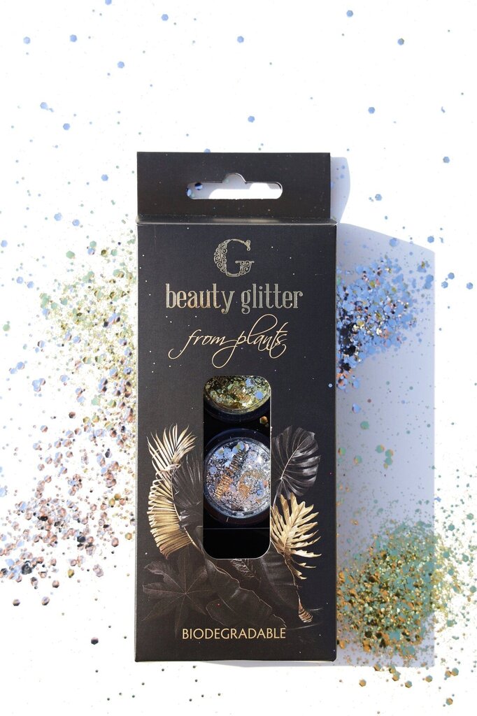 G Beauty Glitter Gold & Silver hinta ja tiedot | Silmämeikit | hobbyhall.fi