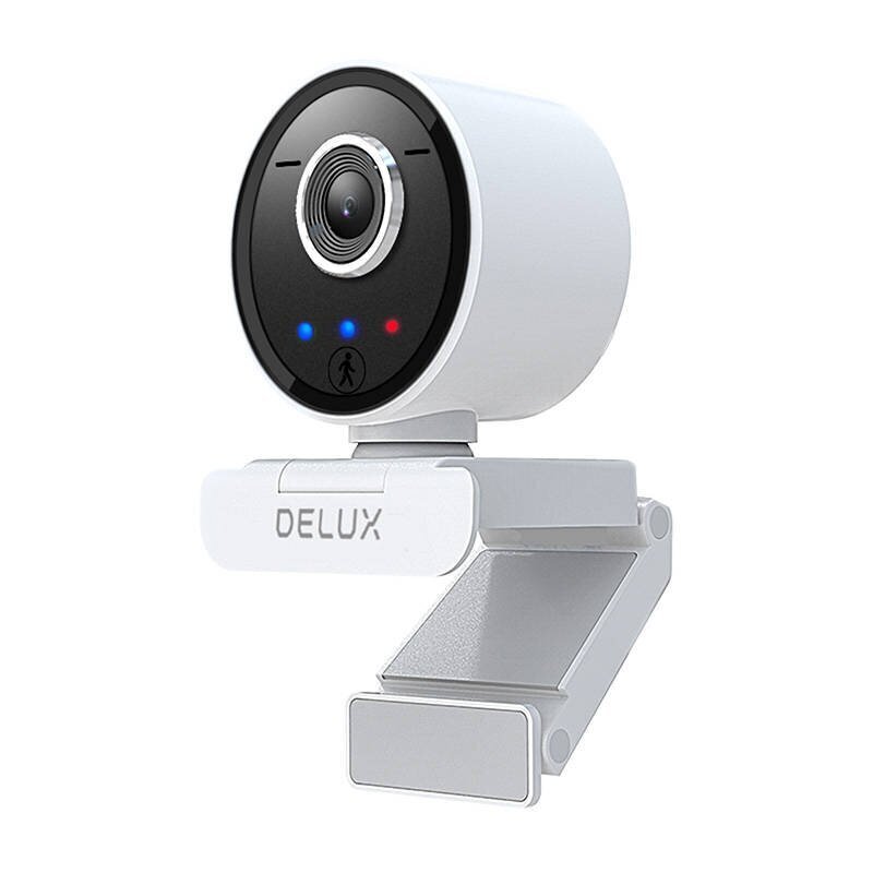 Delux DC07 2MP 1920x1080p verkkokamera , white hinta ja tiedot | Web-kamerat | hobbyhall.fi