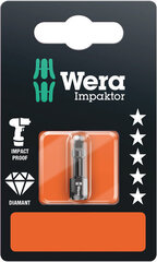 Wera 867/1 Impactor-kärki Robertson #3 x 25mm hinta ja tiedot | Wera Kodin remontointi | hobbyhall.fi