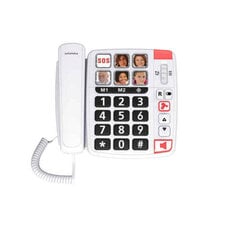 Alcatel Xtra 1110, valkoinen hinta ja tiedot | Lankapuhelimet | hobbyhall.fi