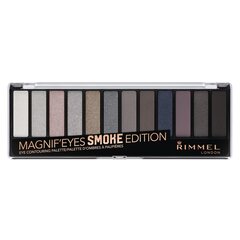 Luomiväripaletti Rimmel Magnif'Eyes 14,2 g, 003 Smoke hinta ja tiedot | Silmämeikit | hobbyhall.fi