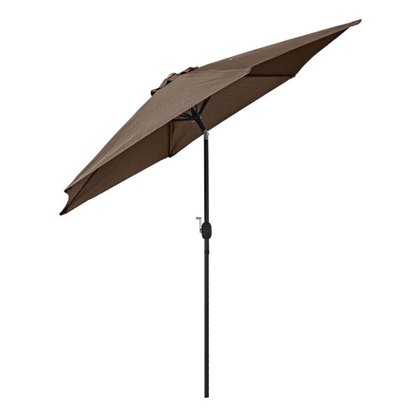 Saska Garden 250 -aurinkovarjo, 250 x 250 x 230 cm, ruskea hinta ja tiedot | Aurinkovarjot ja markiisit | hobbyhall.fi