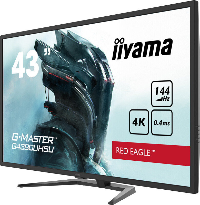 iiyama G-MASTER 43" 4K UHD VA näyttö G4380UHSU-B1 hinta ja tiedot | Näytöt | hobbyhall.fi