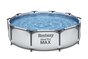 Runkoallas Bestway Steel Pro Max, 305x76 cm, ilman suodatinta hinta ja tiedot | Uima-altaat | hobbyhall.fi