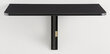 Pöytä Trento, 60x80 cm, musta hinta
