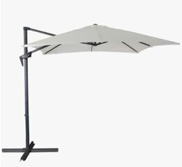 Patio Mini Roma auringonvarjo, 2.5 m, valkoinen hinta ja tiedot | Aurinkovarjot ja markiisit | hobbyhall.fi