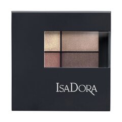 Luomivärit IsaDora Quartet, Nr.. 10 Boho Browns, 3.5 g hinta ja tiedot | Silmämeikit | hobbyhall.fi