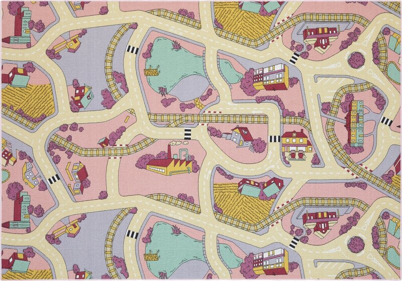 AW Rugs lastenhuoneen matto Playtime Pink Sand 140x200 cm hinta ja tiedot | Isot matot | hobbyhall.fi