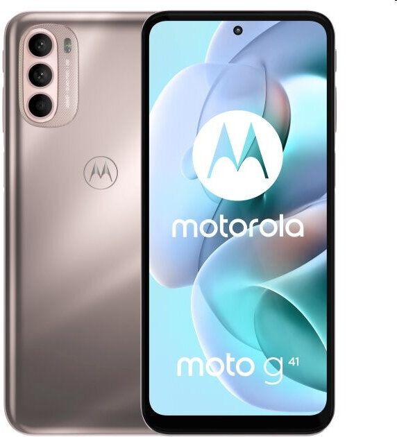 Motorola Moto G41 -älypuhelin, 128 Gt, Dual SIM, Pearl Gold hinta ja tiedot | Matkapuhelimet | hobbyhall.fi