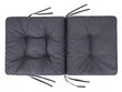 Hobbygarden Venus 3 tyynyn setti keinulle 180 cm, tummanharmaa hinta ja tiedot | Istuintyynyt, pehmusteet ja päälliset | hobbyhall.fi