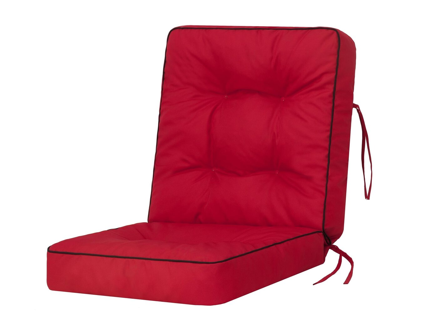 Hobbygarden Venus 3 tyynyn setti keinuun 150 cm, punainen hinta ja tiedot | Istuintyynyt, pehmusteet ja päälliset | hobbyhall.fi