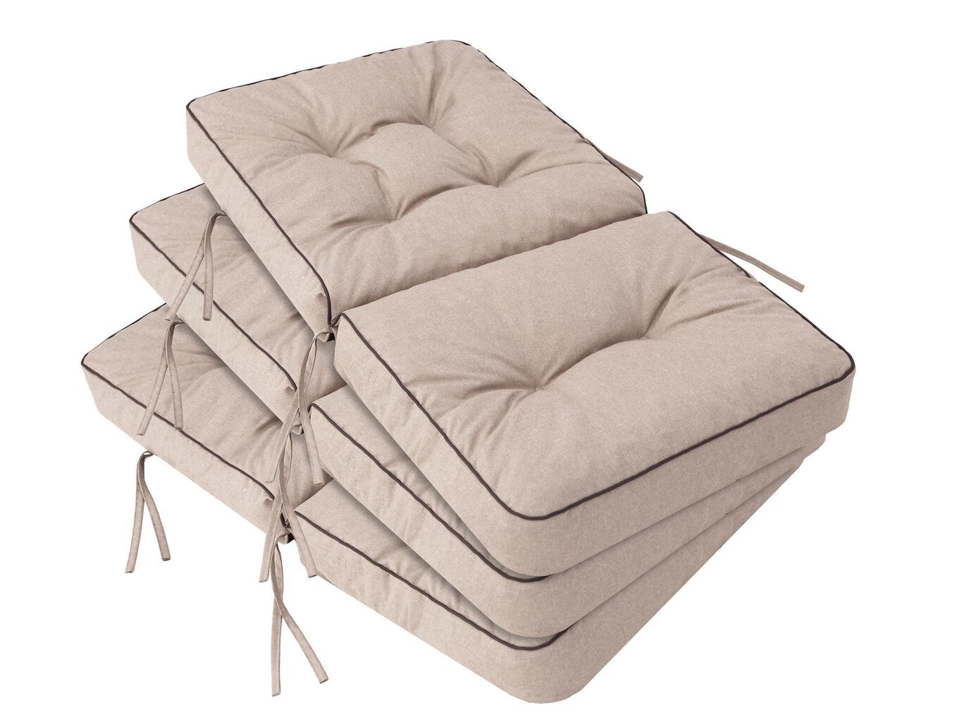 Hobbygarden Venus 3 tyynyn setti keinulle 150 cm, beige hinta ja tiedot | Istuintyynyt, pehmusteet ja päälliset | hobbyhall.fi