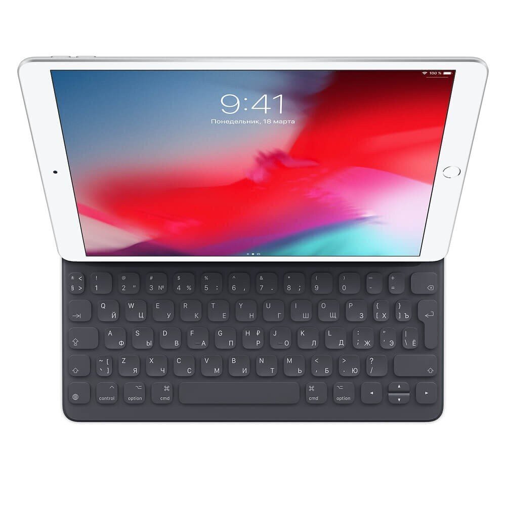 Apple iPad Smart Keyboard näppäimistö ja suoja (MX3L2RS/A) hinta ja tiedot | Tablettien kotelot ja muut tarvikkeet | hobbyhall.fi