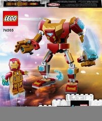76203 LEGO® Super Heroes Rautamiehen haarniskat hinta ja tiedot | LEGOT ja rakennuslelut | hobbyhall.fi