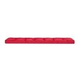 Etna Oxford penkkityyny 150x40 cm, punainen hinta ja tiedot | Istuintyynyt, pehmusteet ja päälliset | hobbyhall.fi