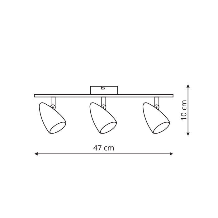 Seinävalaisin Light Prestige Cortino 3 hinta ja tiedot | Kattovalaisimet | hobbyhall.fi