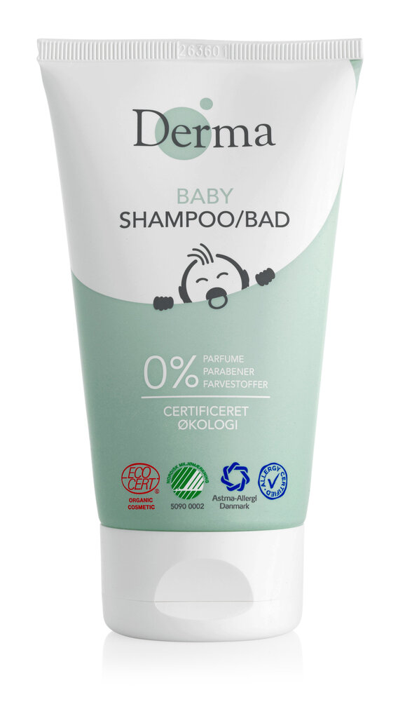 Derma Eco Baby lasten shampoo 150 ml hinta ja tiedot | Lasten ja äitiysajan kosmetiikka | hobbyhall.fi