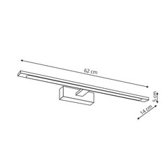 Seinävalaisin Light Prestige Isla large LED, musta hinta ja tiedot | Seinävalaisimet | hobbyhall.fi