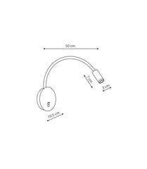 Seinävalaisin Light Prestige SENISE, valkoinen hinta ja tiedot | Seinävalaisimet | hobbyhall.fi