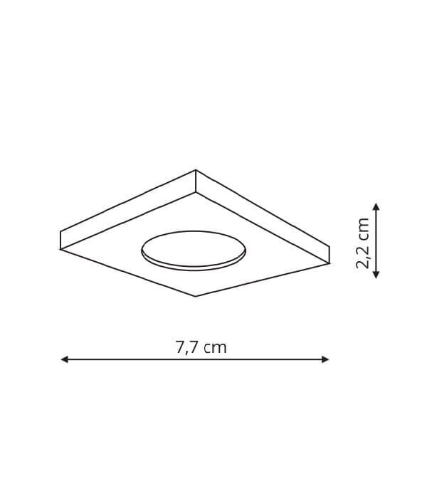 Upotettava valaisin Light Prestige Lagos hinta ja tiedot | Upotettavat valaisimet ja LED-valaisimet | hobbyhall.fi