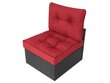 Tyynysetti tuoliin Emma Tech 70 cm, punainen hinta ja tiedot | Istuintyynyt, pehmusteet ja päälliset | hobbyhall.fi