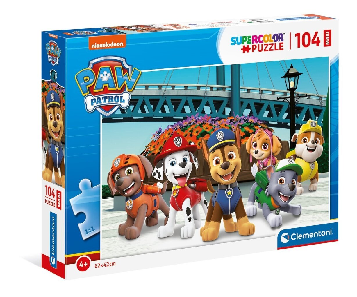 Puzzle 104 osaa Maxi Paw Patrol (Ryhmä Hau) hinta ja tiedot | Palapelit | hobbyhall.fi