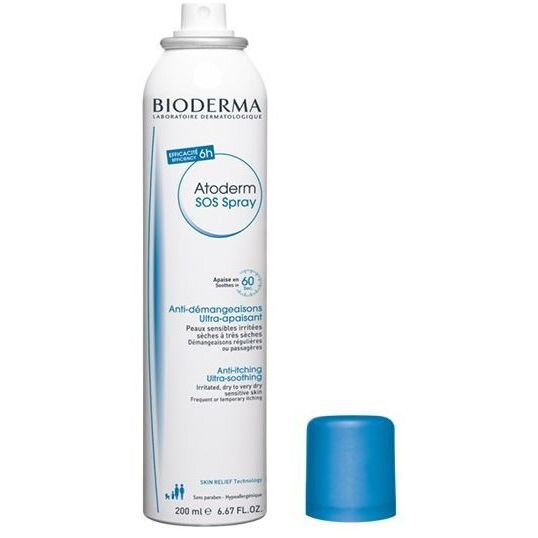 Kutinaspray Bioderma Atoderm SOS, 200 ml hinta ja tiedot | Lasten ja äitiysajan kosmetiikka | hobbyhall.fi