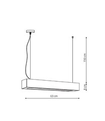 LED-kattovalaisin Light Prestige Ibros hinta ja tiedot | Riippuvalaisimet | hobbyhall.fi