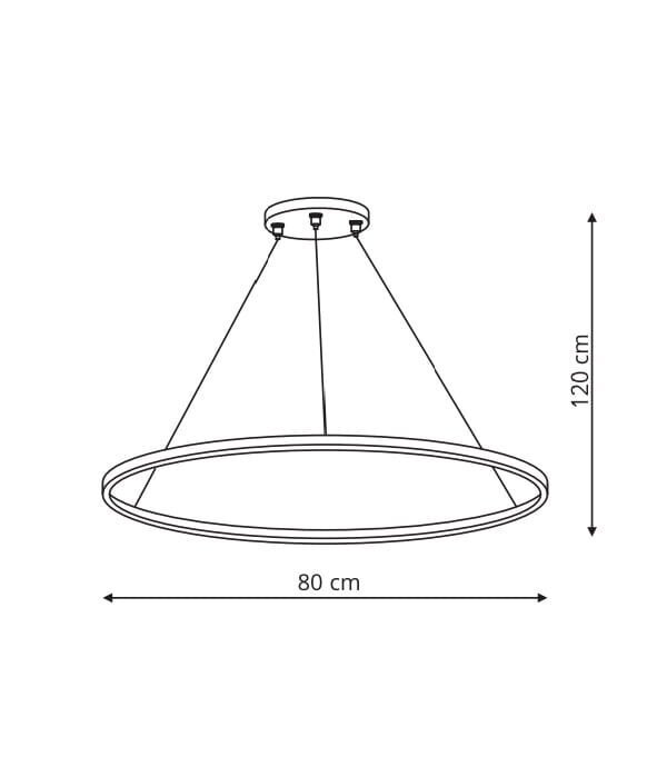 Kattovalaisin Light Prestige Ring L hinta ja tiedot | Riippuvalaisimet | hobbyhall.fi