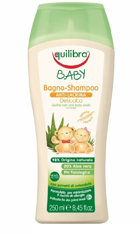 Hellävarainen shampoopuhdistusaine Equilibra Baby Bagno Anti Lacrima lapsille 250 ml hinta ja tiedot | Lasten ja äitiysajan kosmetiikka | hobbyhall.fi