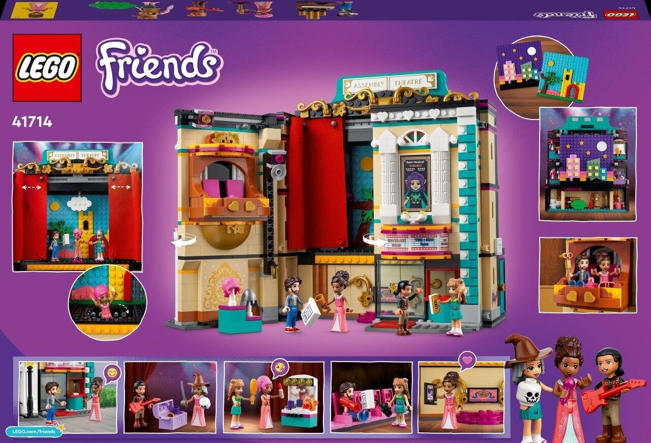 41714 LEGO® Friends Andrea Teatterikoulu hinta ja tiedot | LEGOT ja rakennuslelut | hobbyhall.fi