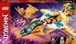 71770 LEGO® NINJAGO Zanen kultainen lohikäärmelentokone hinta ja tiedot | LEGOT ja rakennuslelut | hobbyhall.fi