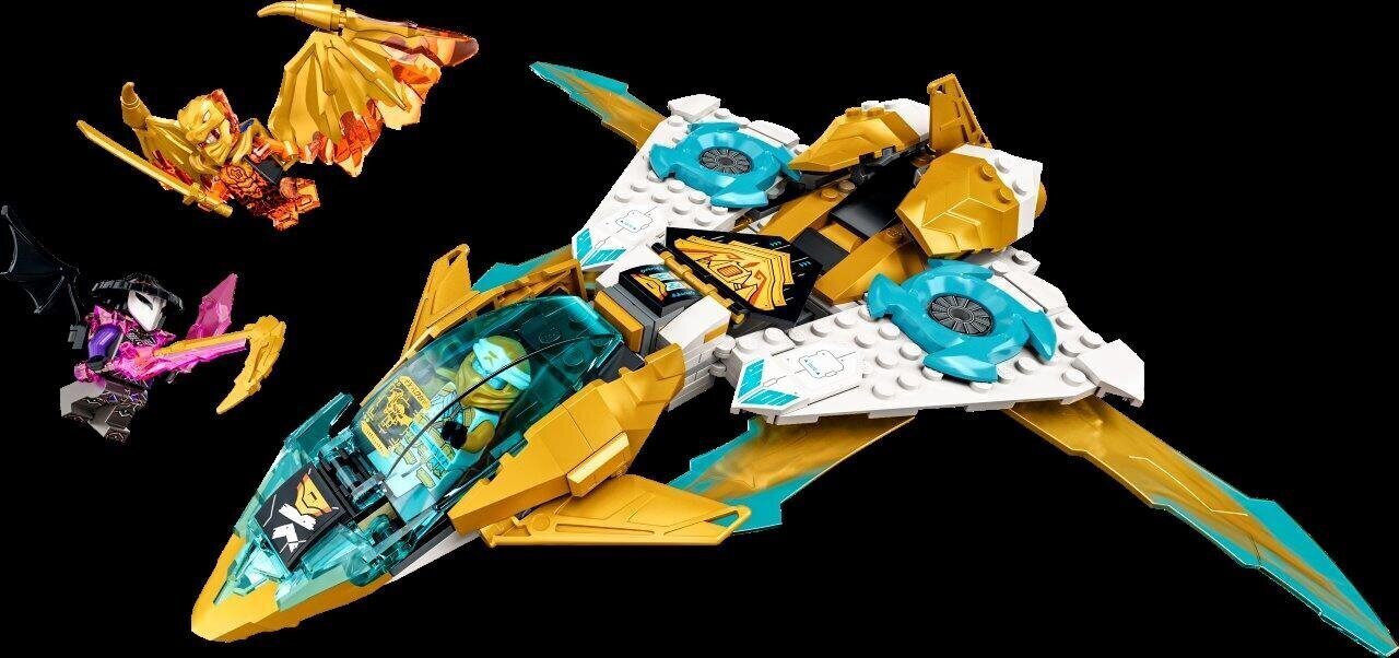 71770 LEGO® NINJAGO Zanen kultainen lohikäärmelentokone hinta ja tiedot | LEGOT ja rakennuslelut | hobbyhall.fi