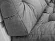 Selkänojan tyyny Hobbygarden Leo 120x40cm, tummanharmaa hinta ja tiedot | Istuintyynyt, pehmusteet ja päälliset | hobbyhall.fi