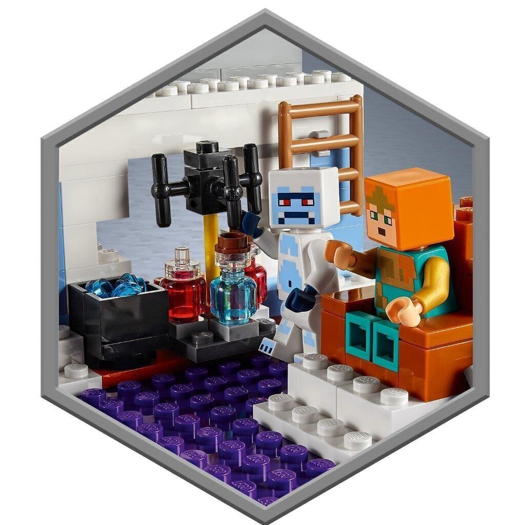 21186 LEGO® Minecraft™ jäälinna hinta ja tiedot | LEGOT ja rakennuslelut | hobbyhall.fi