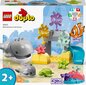 10972 LEGO® DUPLO® Town Villit valtameren eläimet hinta ja tiedot | LEGOT ja rakennuslelut | hobbyhall.fi