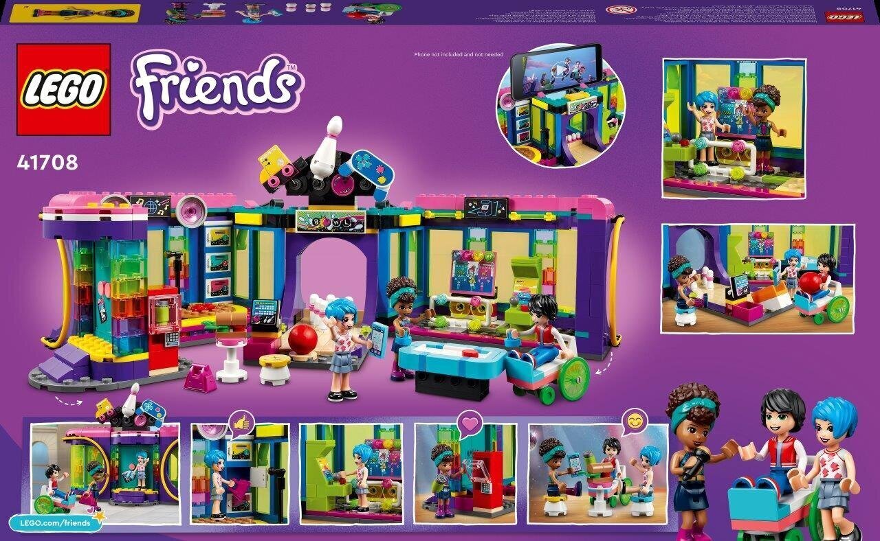 41708 LEGO® Friends Rullaluisteludiskoareena hinta ja tiedot | LEGOT ja rakennuslelut | hobbyhall.fi