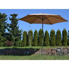 Saska Garden aurinkovarjo, beige hinta ja tiedot | Aurinkovarjot ja markiisit | hobbyhall.fi