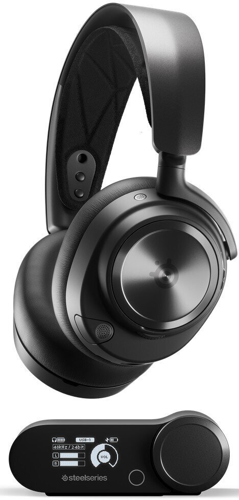 Steelseries Arctis Nova Pro Wireless, musta hinta ja tiedot | Kuulokkeet | hobbyhall.fi