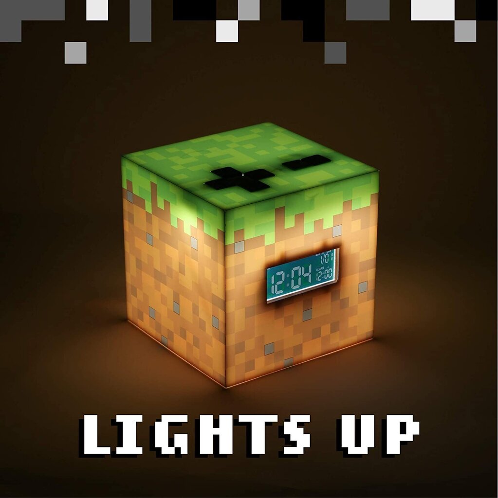 Minecraft Alarm Clock with Mood Light hinta ja tiedot | Pelien oheistuotteet | hobbyhall.fi